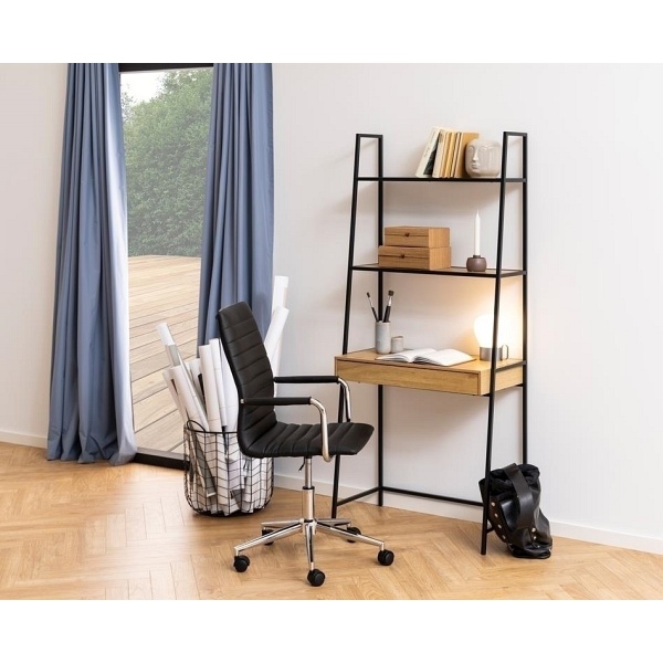 Regał z szufladą Seaford naturalny - ACTONA